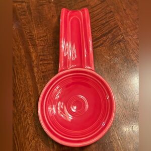 Fiesta Tableware Spoon Rest / Holder in Red